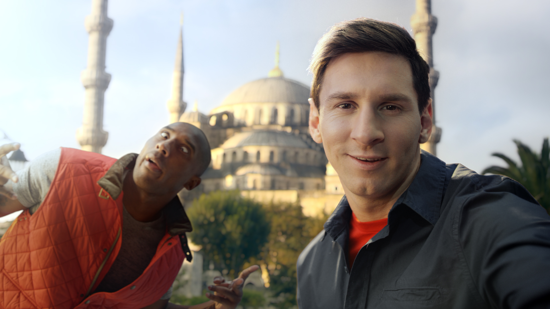 Lionel Messi and Kobe Bryant in Turkey