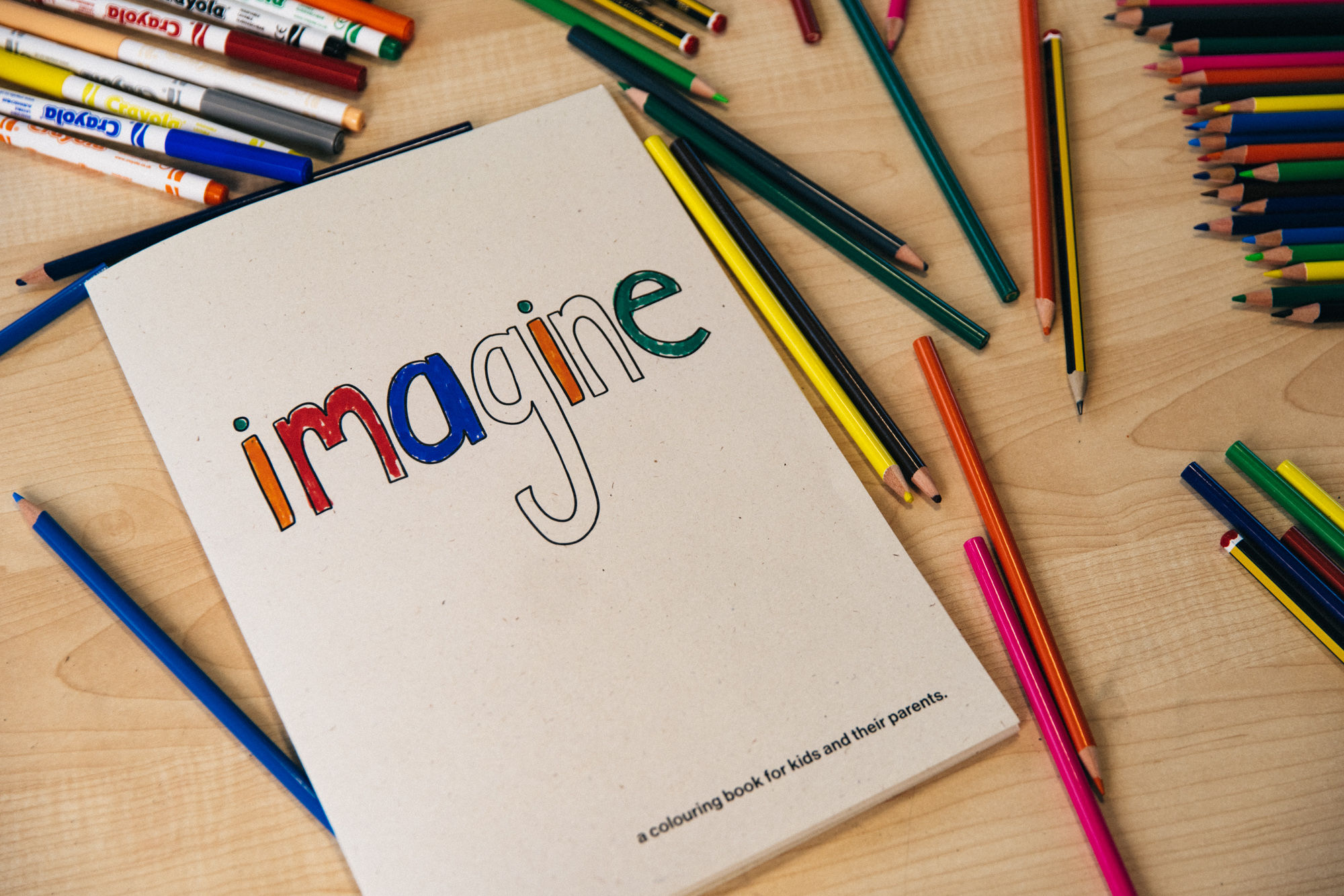 Imagine Colouring Book by CPB London
