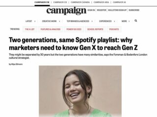 Two generations, same Spotify playlist: why marketers need to know Gen X to reach Gen Z